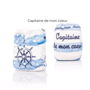 Couche tout-en-un - 2.0  Capitaine de mon cœur - Mme & Co