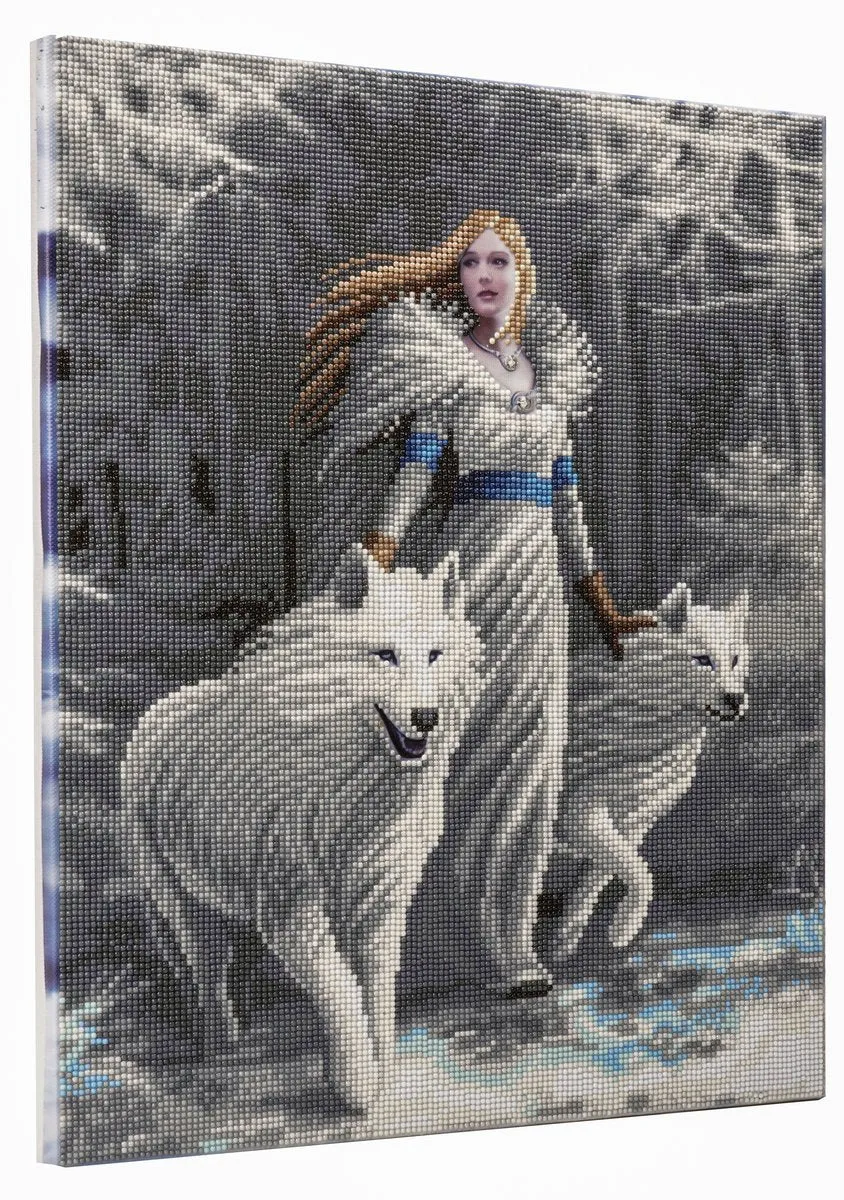 Craft Buddy Crystal Art Kit  Winter Guardians 40 x 50cm Pre-Framed 5D Art Kit