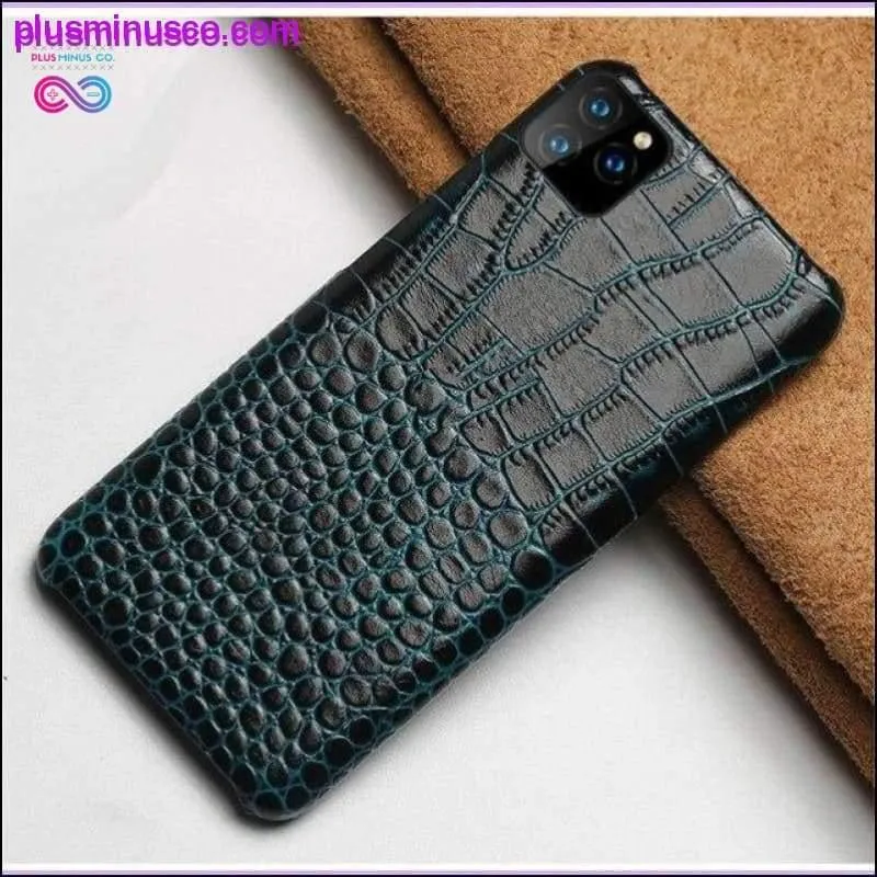 Crocodile Skin Phone Case For iPhone 11 11 Pro XR XS Max X