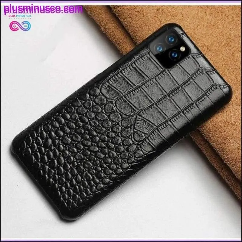 Crocodile Skin Phone Case For iPhone 11 11 Pro XR XS Max X