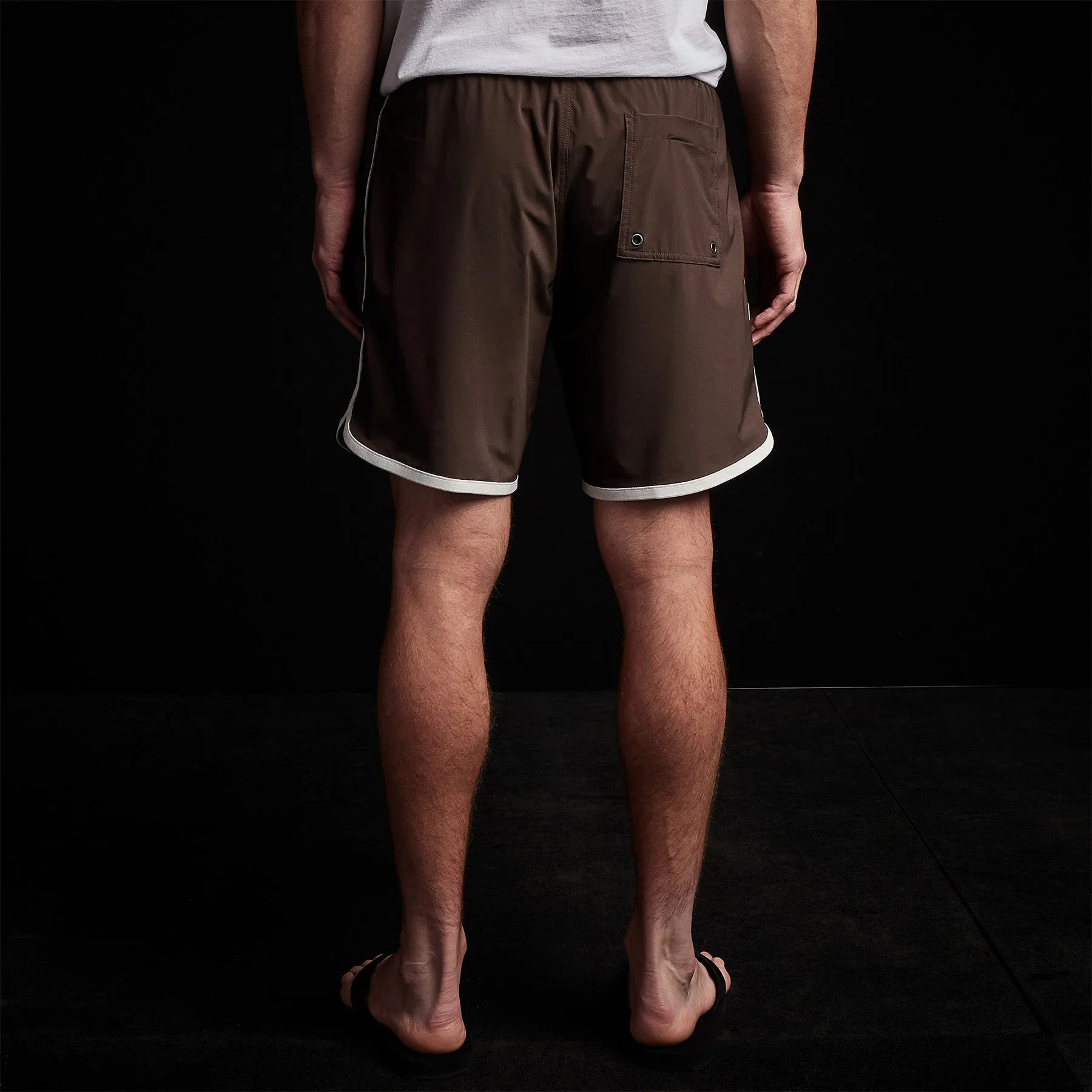 Curved Hem Boardshort - Porcupine/Shell