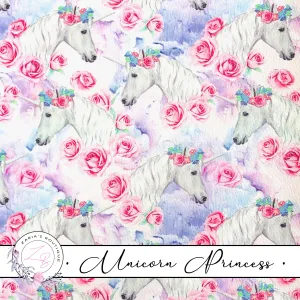 Custom Unicorn Princess Vegan Faux Leather