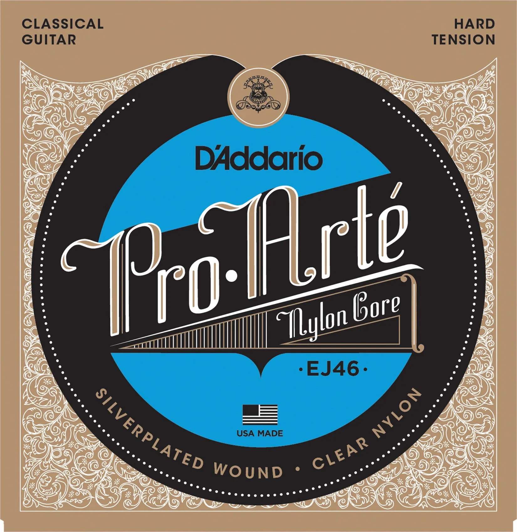 D'Addario EJ46 Pro Arte Classical Guitar Strings - Hard Tension