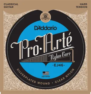 D'Addario EJ46 Pro Arte Classical Guitar Strings - Hard Tension