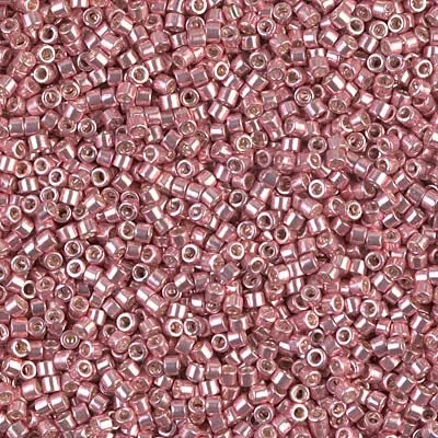 DB 435, Galvanized Pink Blush,  Miyuki Delica Beads, Size 11, 5 grams - Seed Bead - Retail & Wholesale