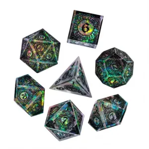 Devious Mayhem - Candy Glitter Paper Dice - RPG Dice Set