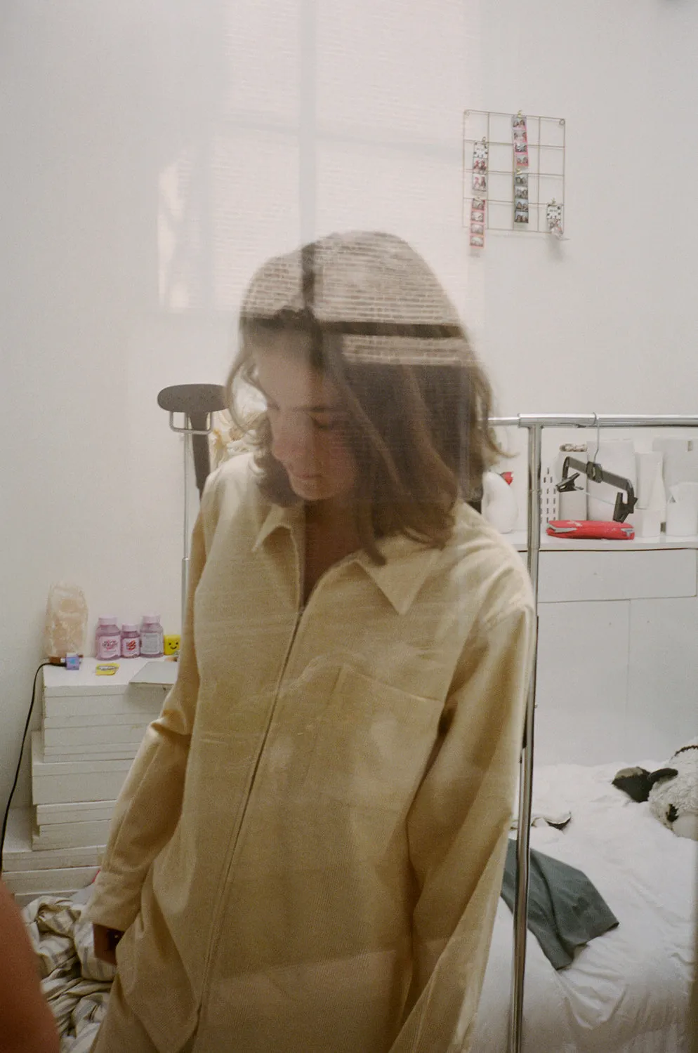 DIMITRIO ZIP SHIRT, VANILLA