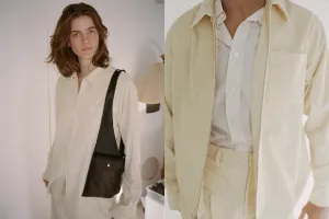 DIMITRIO ZIP SHIRT, VANILLA