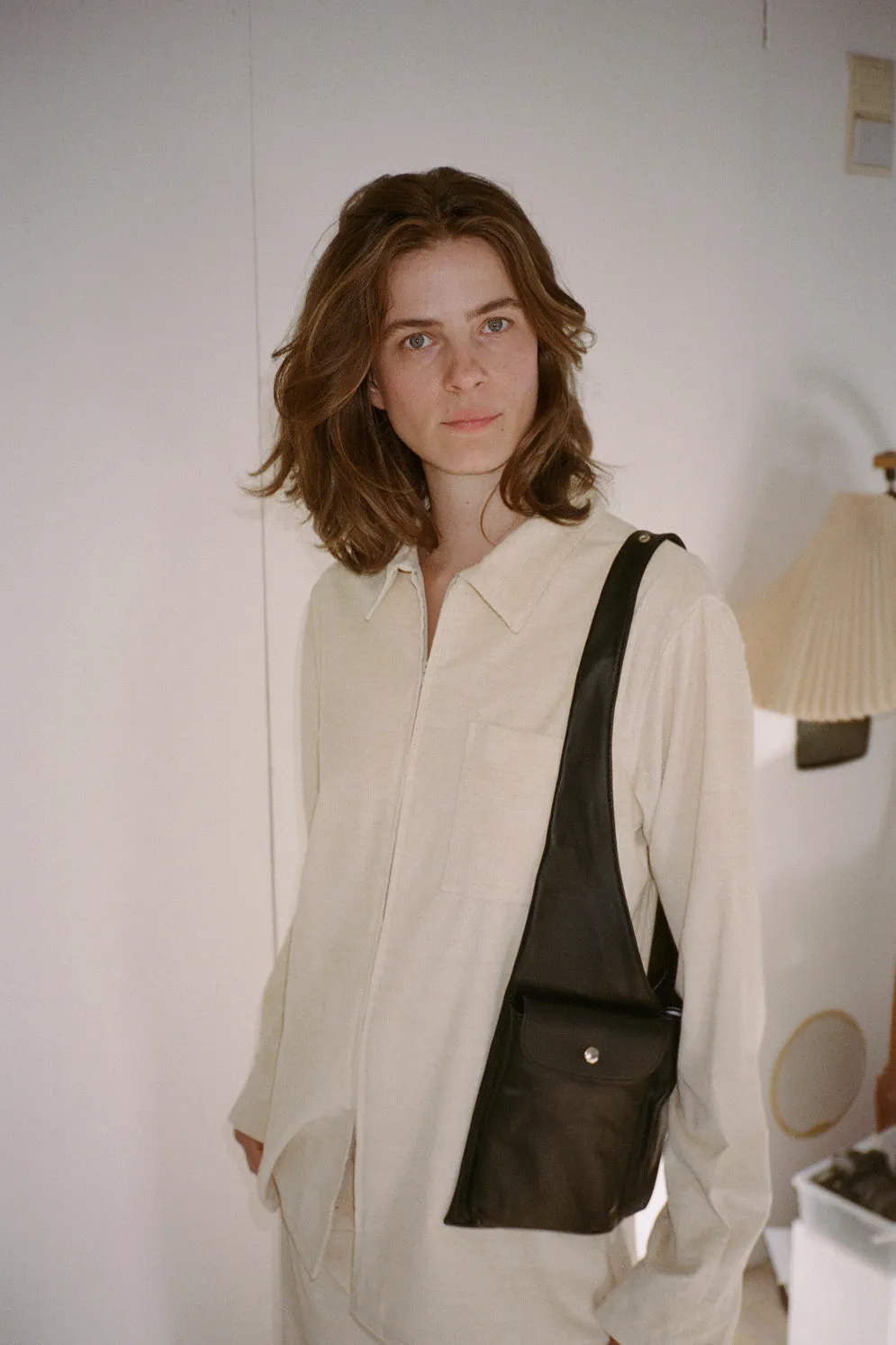 DIMITRIO ZIP SHIRT, VANILLA