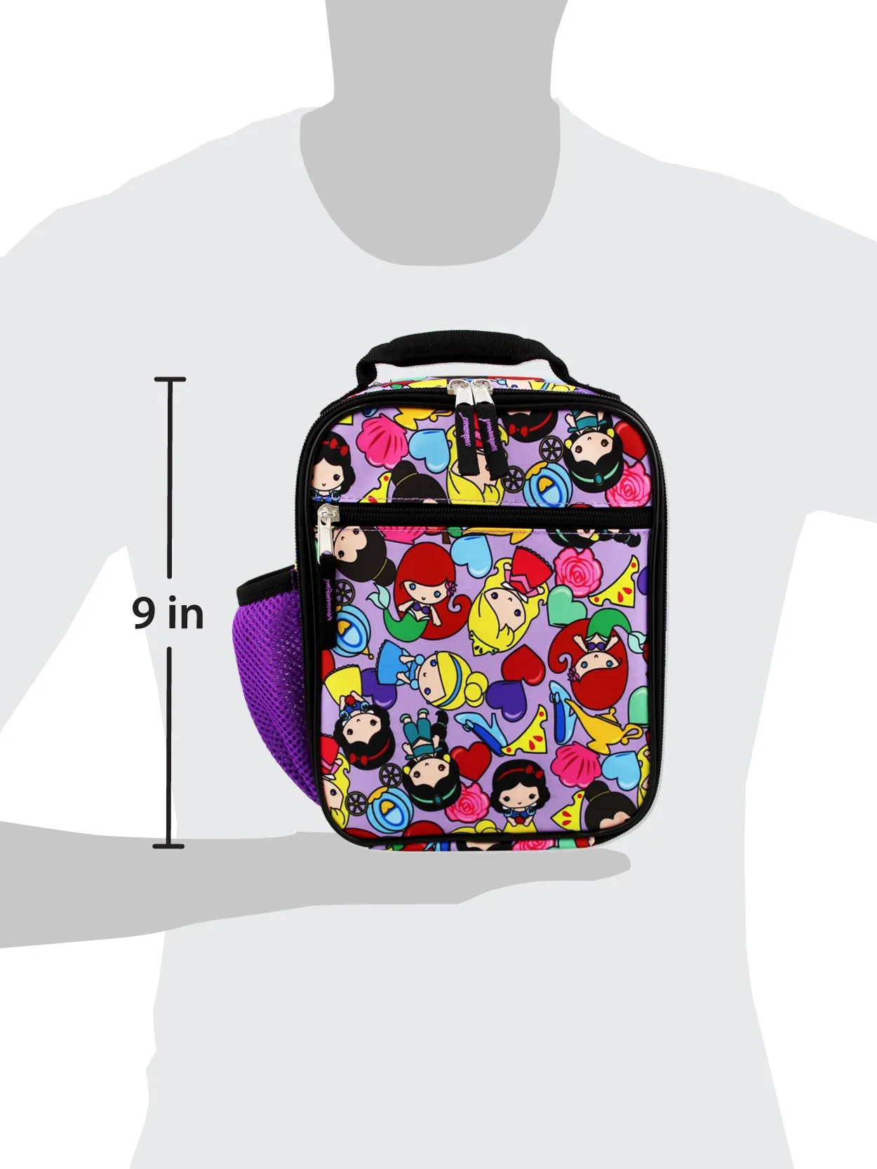 Disney Princess Emoji Insulated School Lunch Box