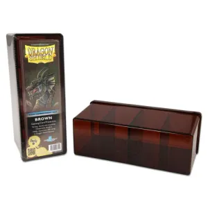 Dragon Shield: Four Compartment Box (Brown)