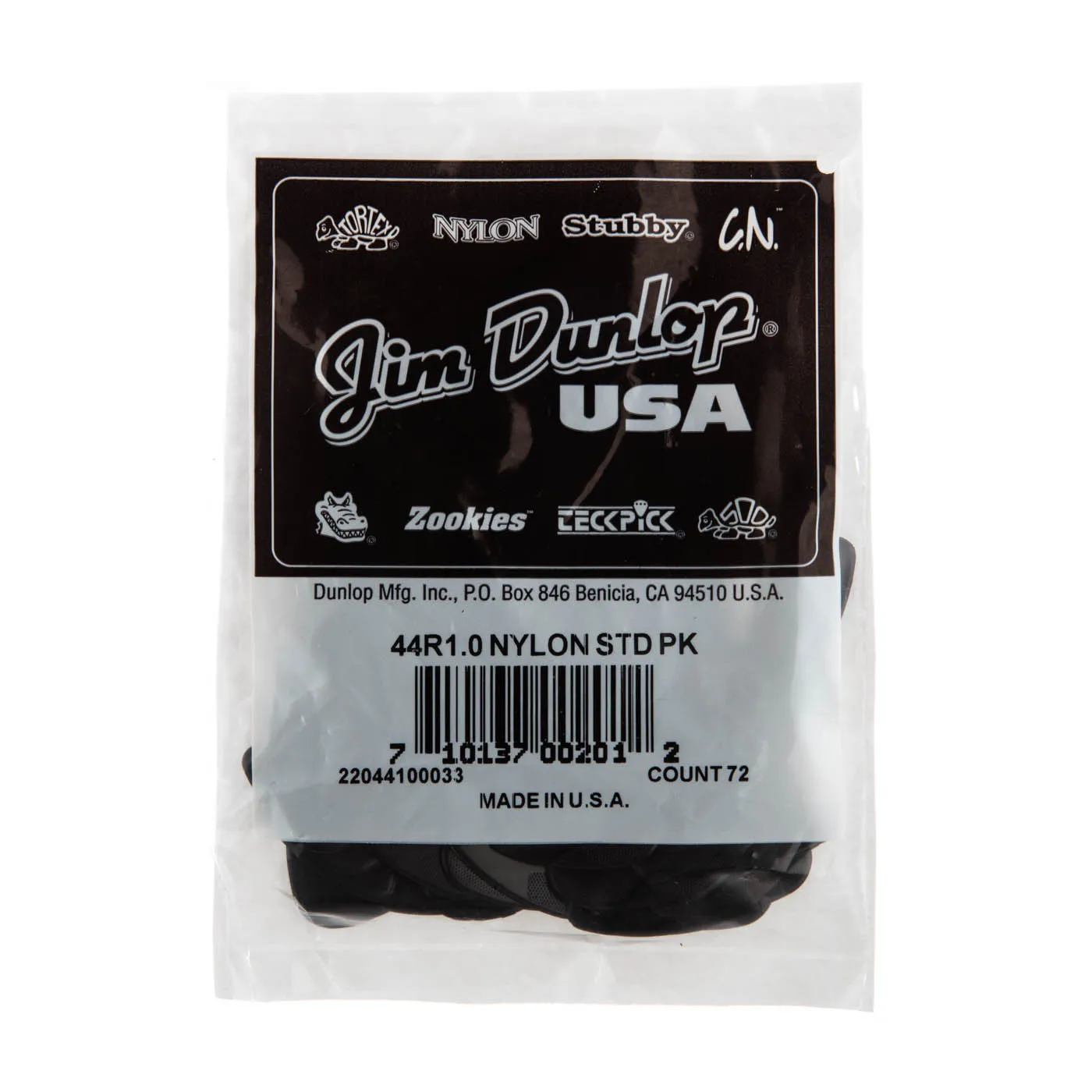 Dunlop Nylon Standard Guitar Pick 1.00mm