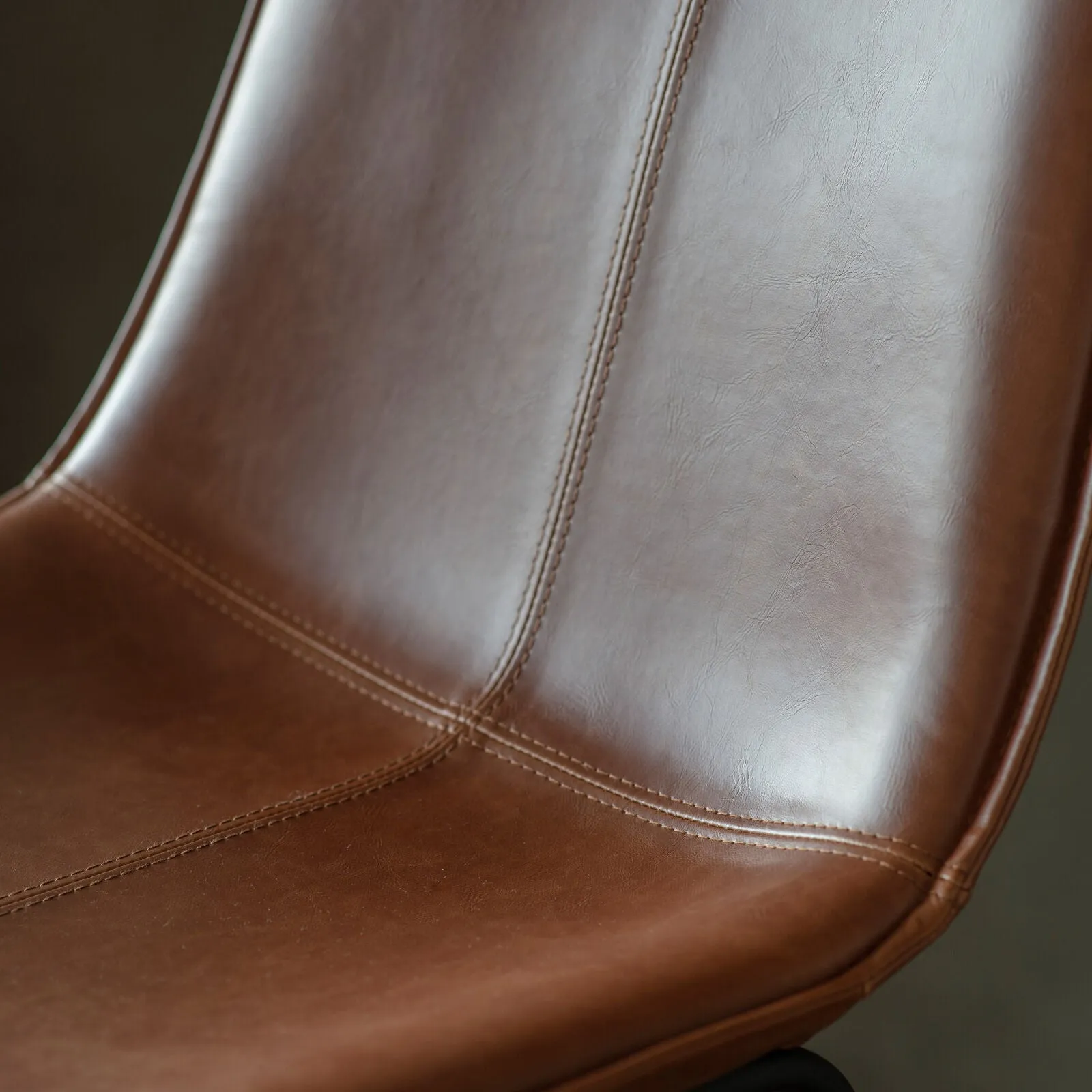 EALING Brown Dining Chair 2 Pack
