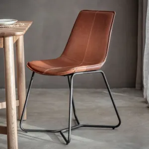 EALING Brown Dining Chair 2 Pack