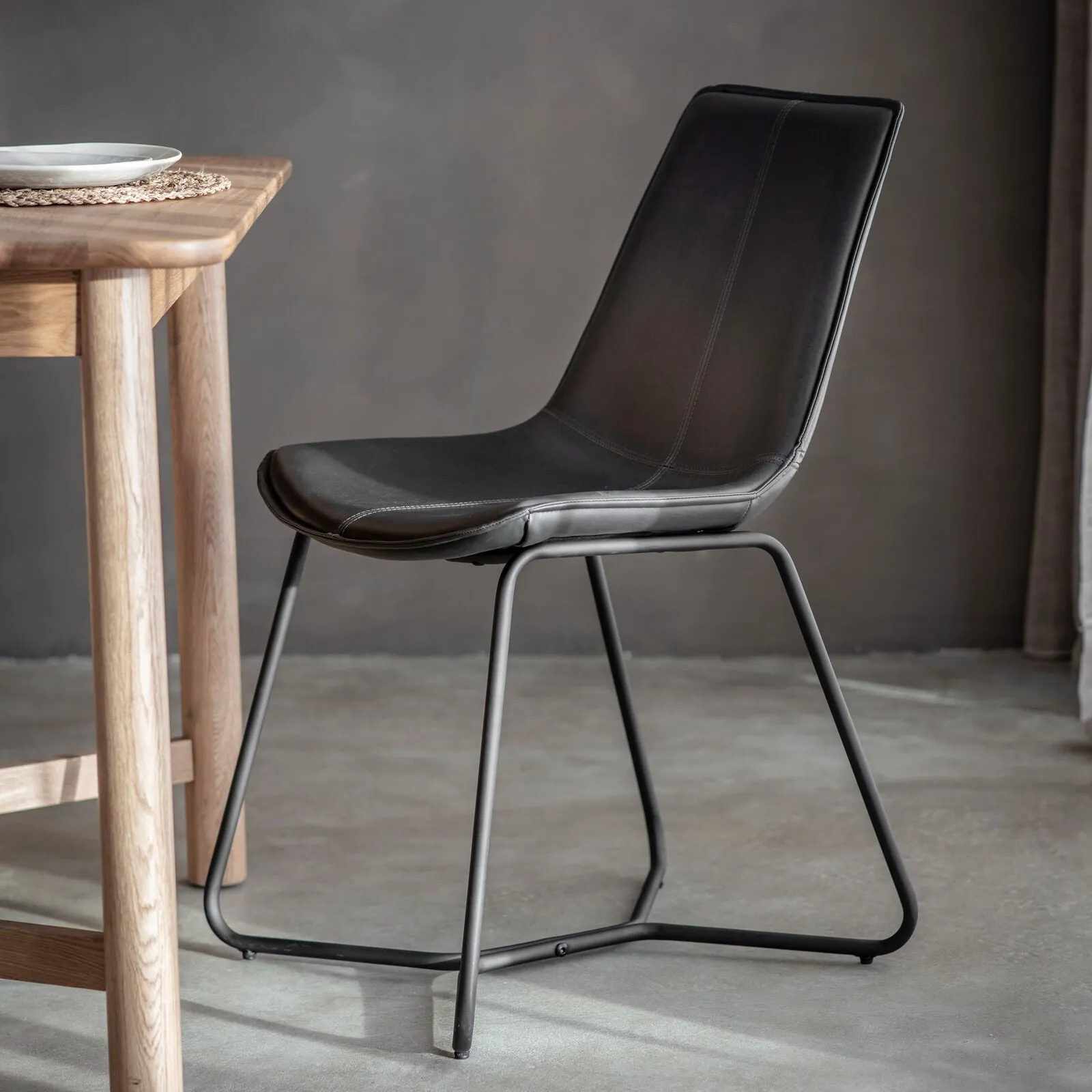 EALING Grey Dining Chair 2 Pack