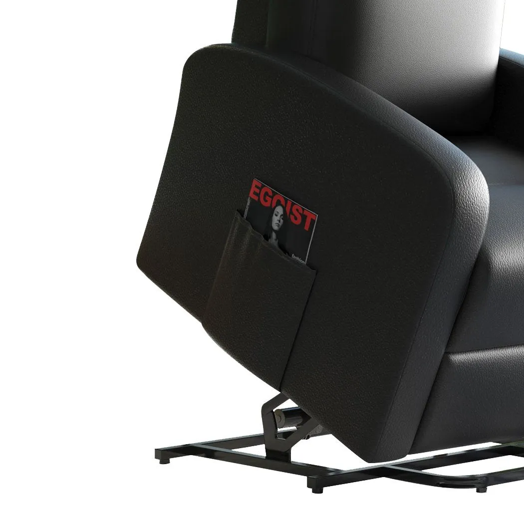 Electric Massage Chair Recliner Chairs Full Body Neck Heated Seat Black
