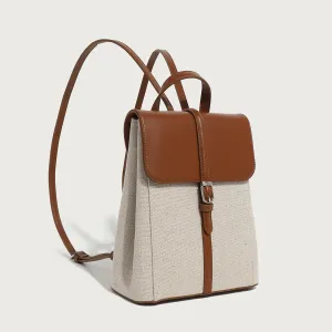Ella | Preppy Canvas Backpack for Ladies - Stylish & Durable