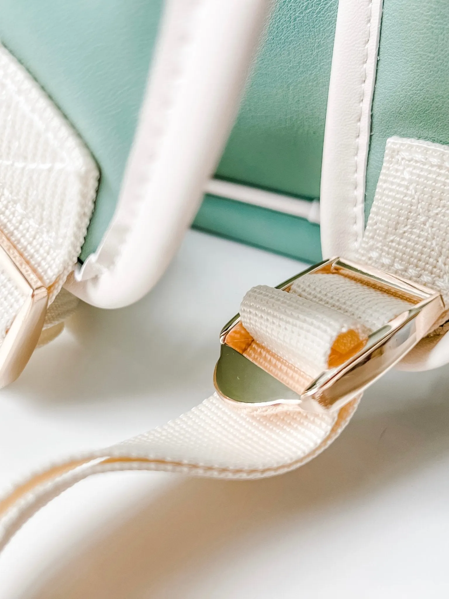 Eucalyptus - Vegan Leather Nappy Backpack