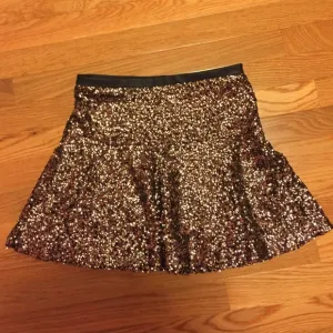 Express Gold Sequin Skirt