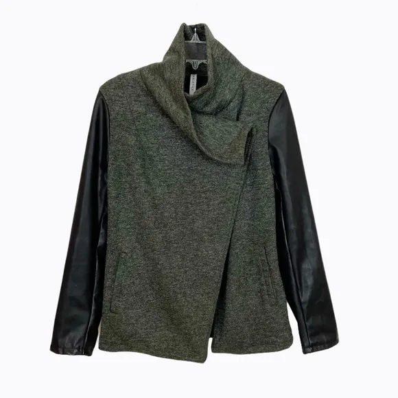 FABLETICS ‘Milano’ Coat Mixed Media Black Large