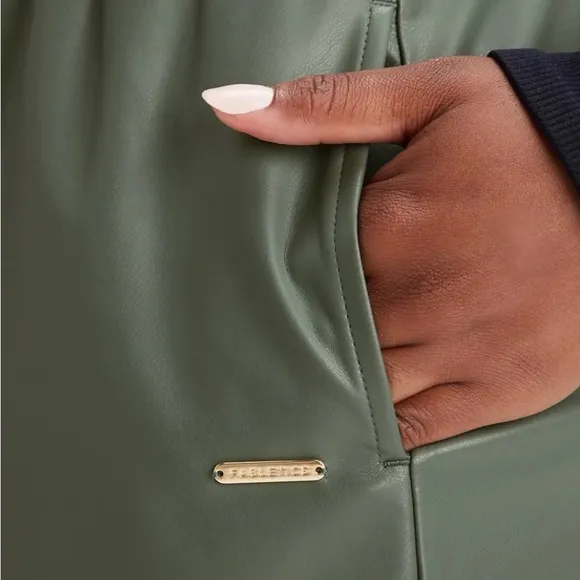 Fabletics Vegan Leather High-Waisted Short