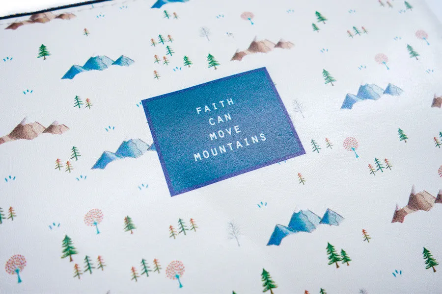 Faith Can Move Mountains {Pouch}