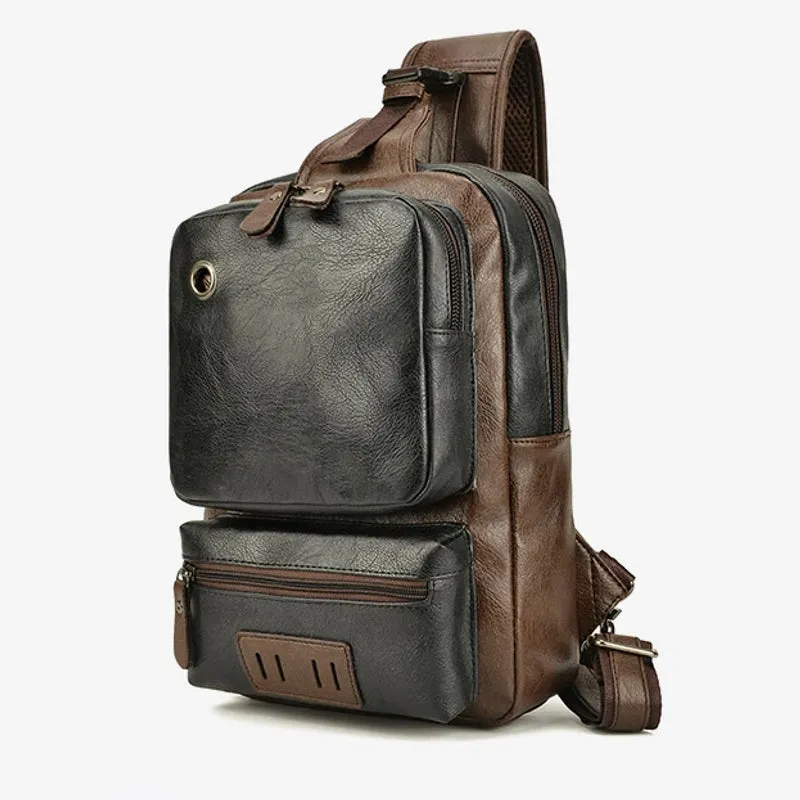 Fashion Sling Men Business Large Capacity Chest Bag