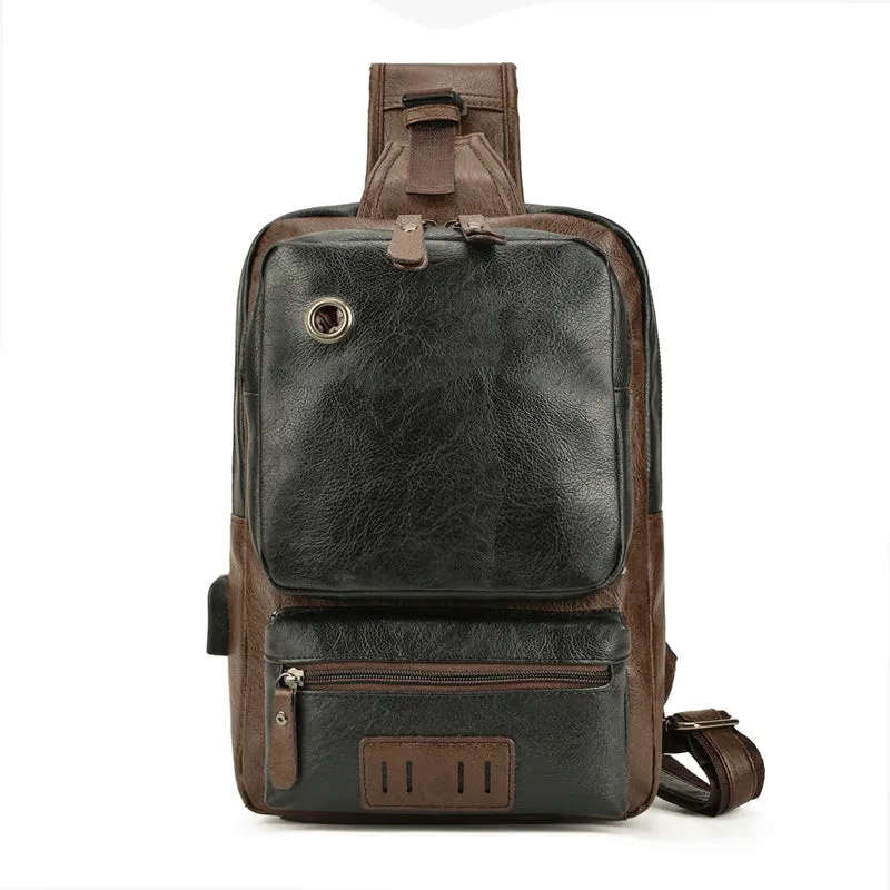 Fashion Sling Men Business Large Capacity Chest Bag