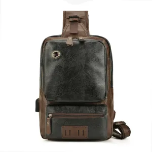 Fashion Sling Men Business Large Capacity Chest Bag