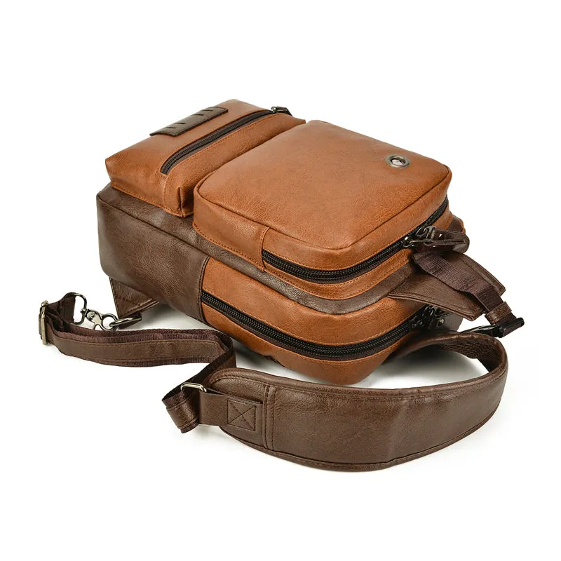 Fashion Sling Men Business Large Capacity Chest Bag