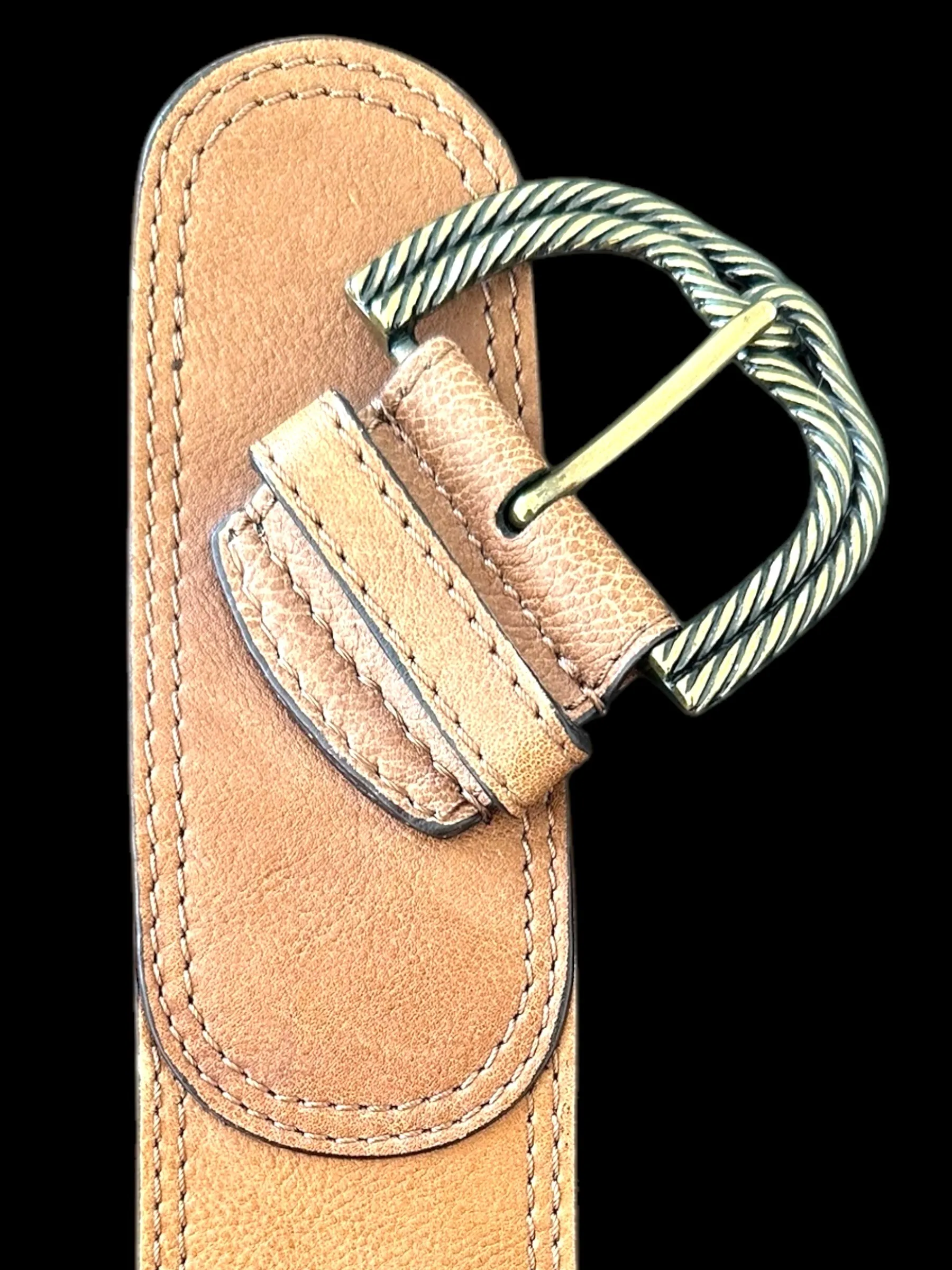 Faux Leather Belt