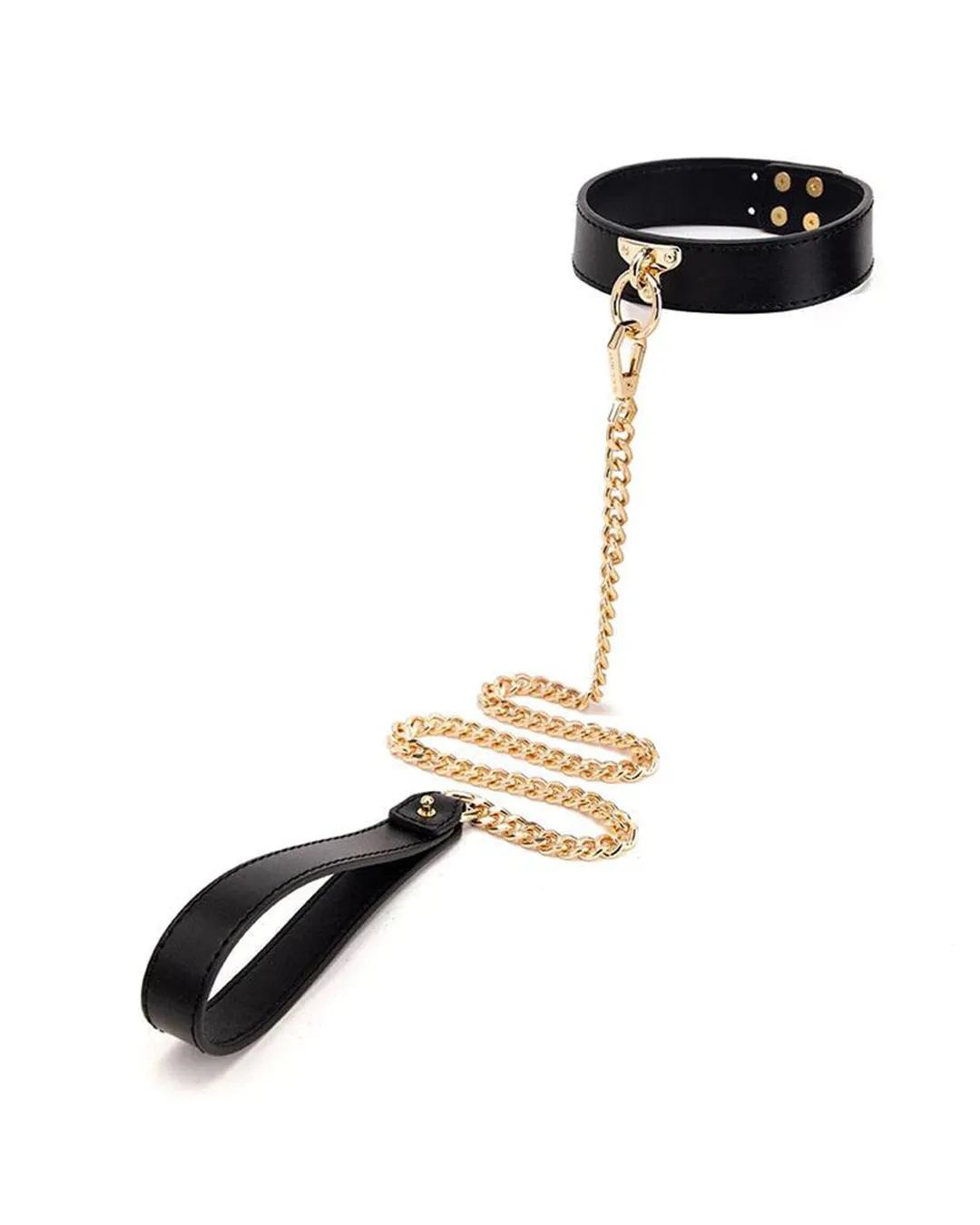 Faux Leather Collar and Leash