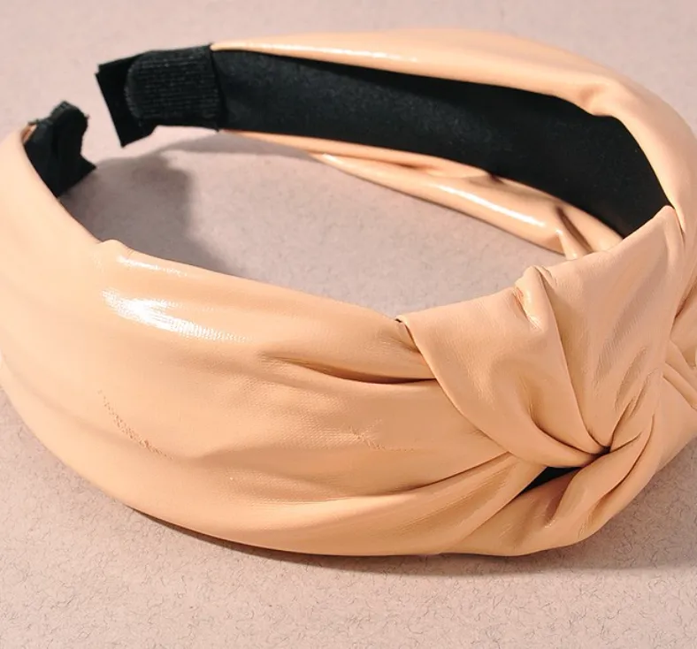 Faux Leather Headband, VARIOUS