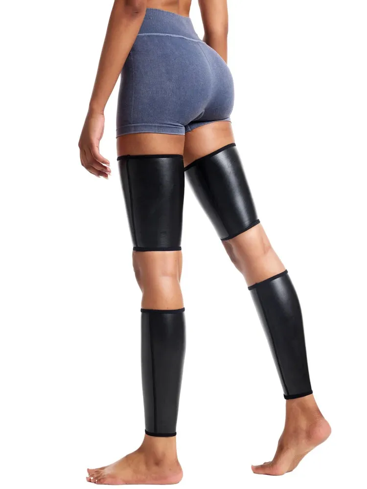 Faux Leather Leg Slimmer