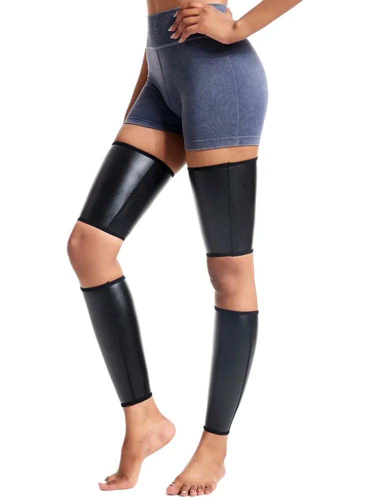 Faux Leather Leg Slimmer