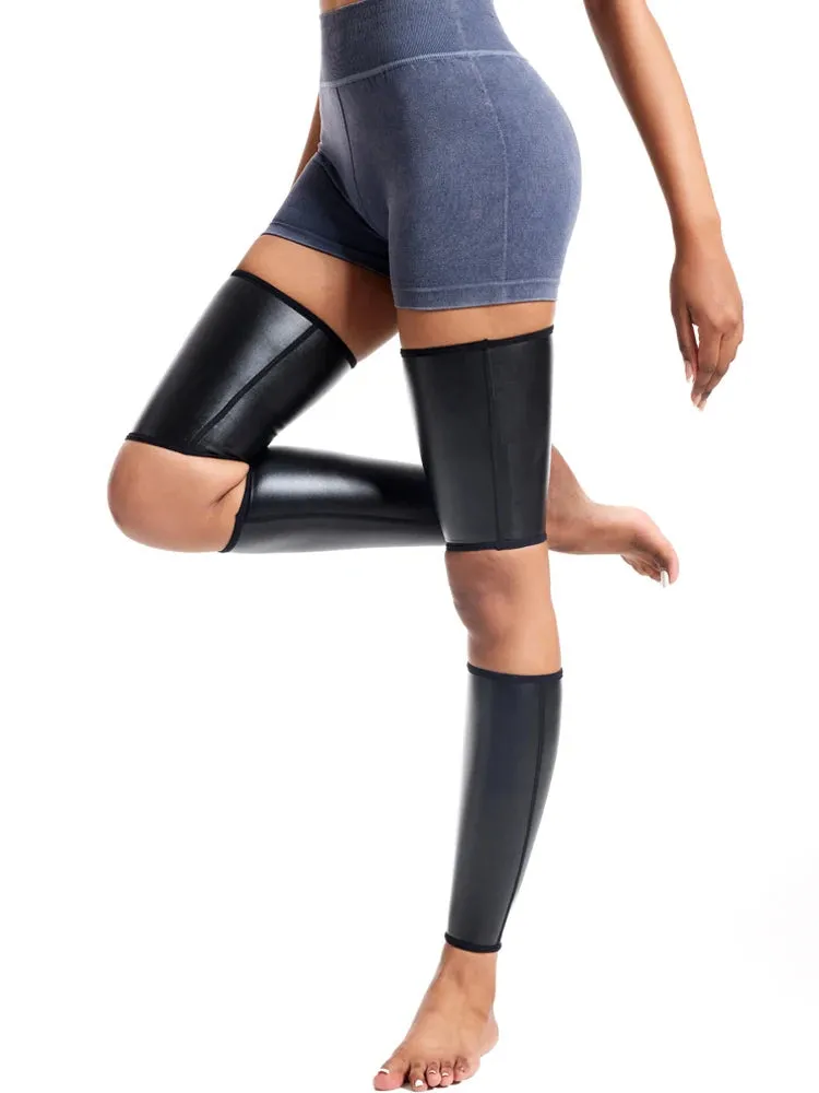 Faux Leather Leg Slimmer