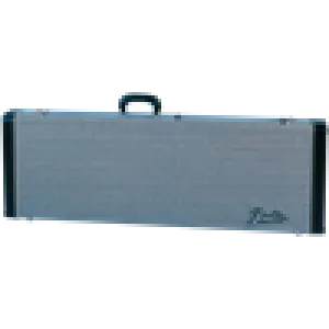 Fender G&G Deluxe Strat®/Tele® Hardshell Case, Black Tweed with Black Interior