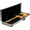 Fender G&G Deluxe Strat®/Tele® Hardshell Case, Black Tweed with Black Interior