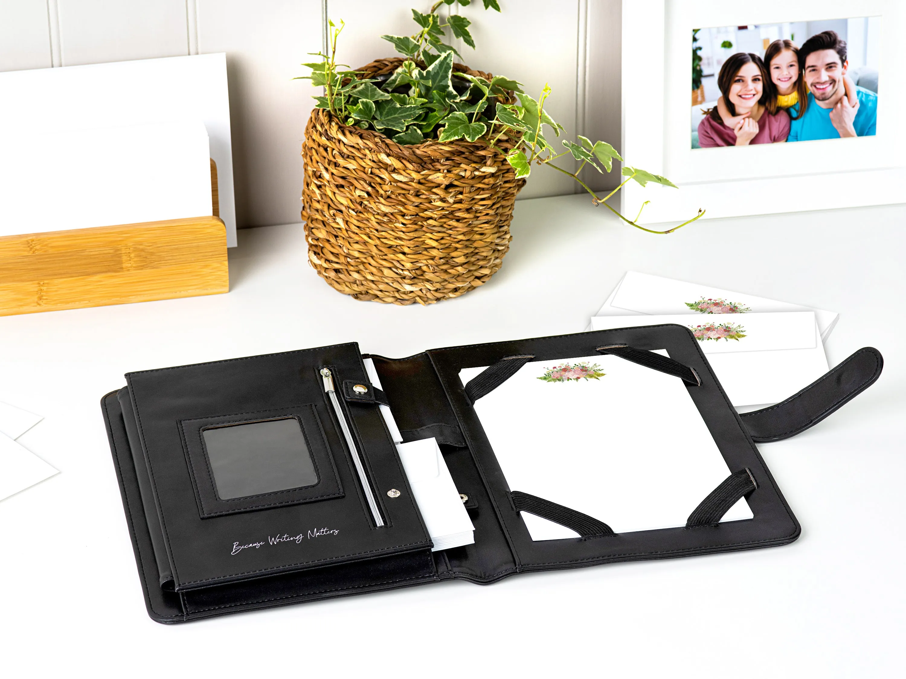 Flower Bouquet Letter Writing Set with Organiser