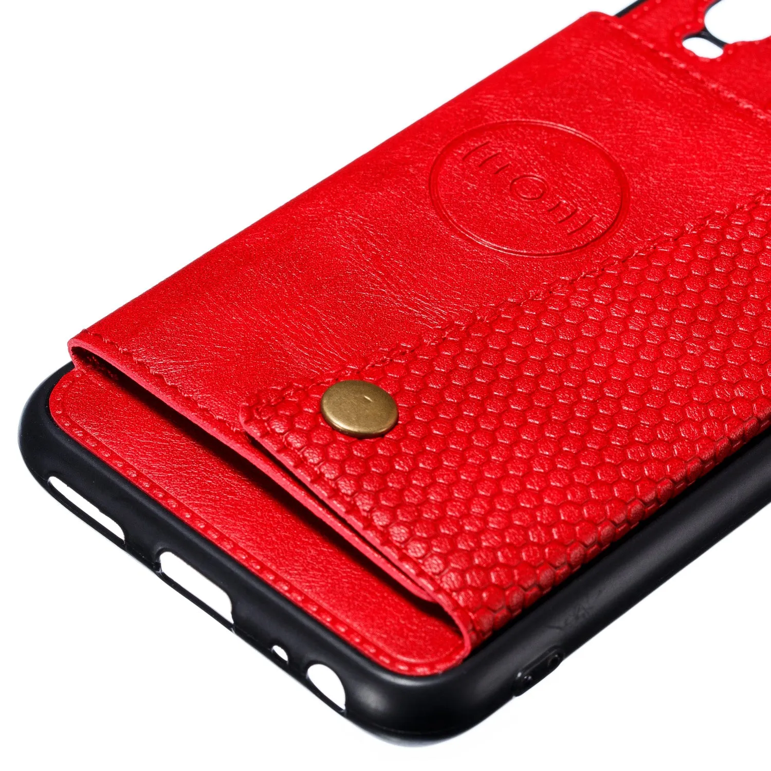 For VIVO Y17 Shockproof Double Buckle Wallet Case Cell Phone Case PU Leather Flip Stand Phone Cover With Card Slots Light Brown