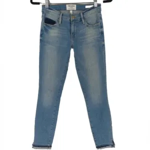 FRAME BRENTON RIDGE USA 🇺🇸 Made Le Skinny de Jeanne Crop Jeans Size 24