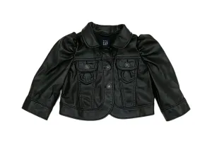 Gap faux leather jacket - 6-12m