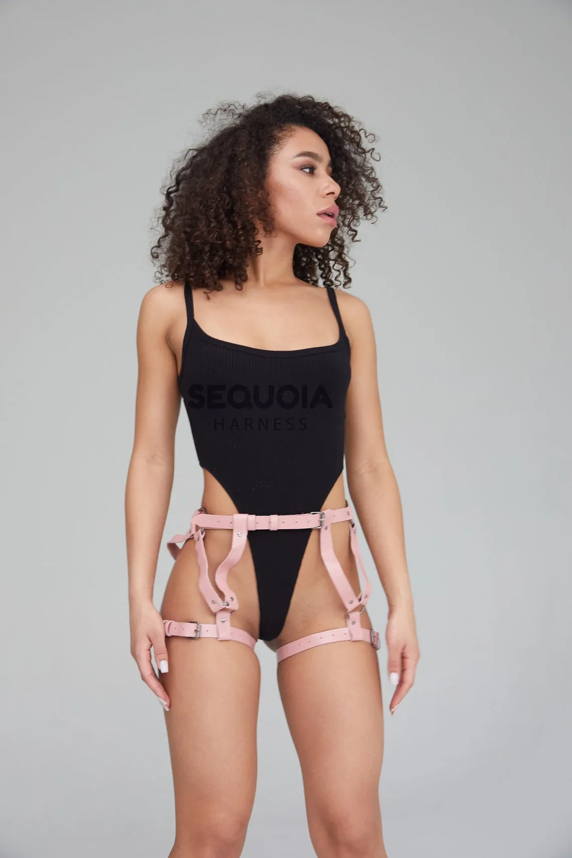 Garters "Stea" Pink