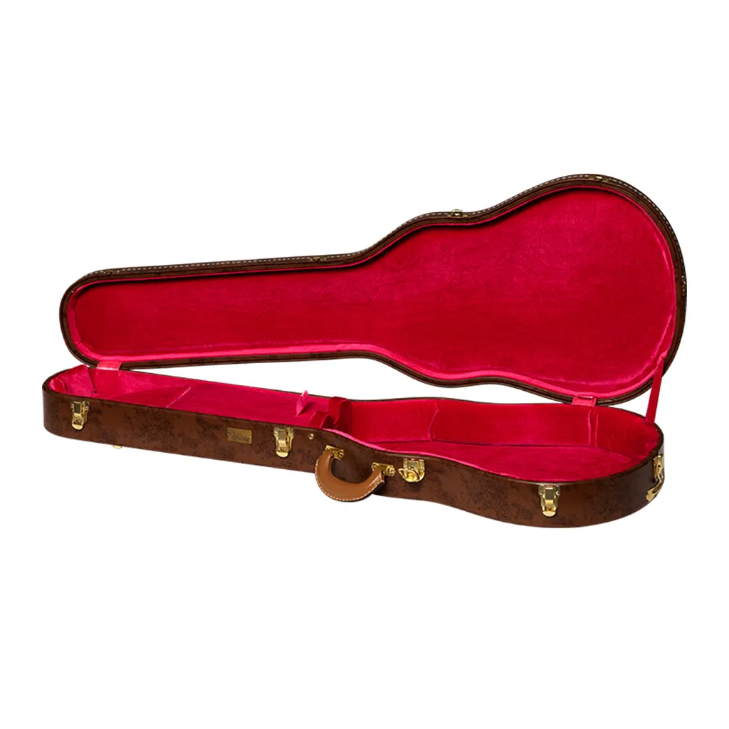 Gibson Lifton 5 Latch Brown/Pink Case Les Paul