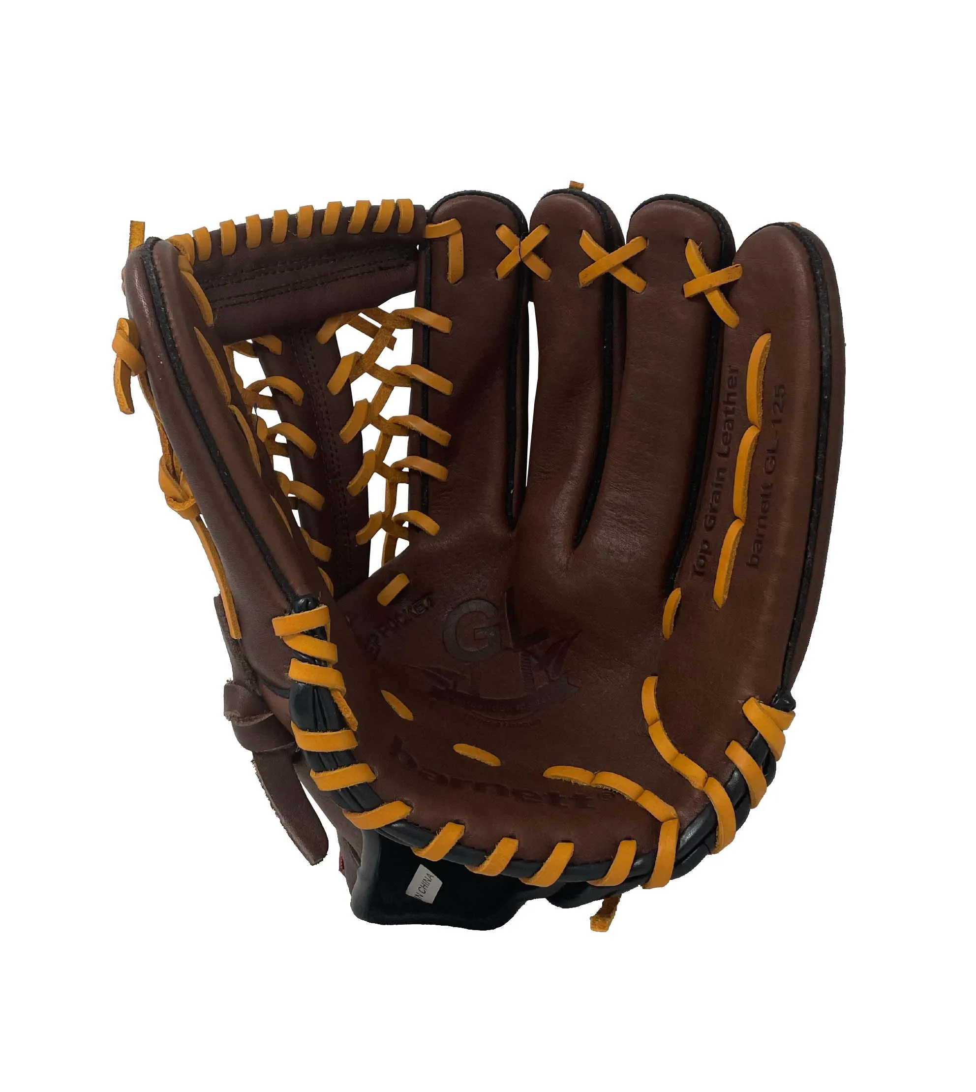 GL-125 Competition baseball glove, genuine leather, outfield 12.5, Brown