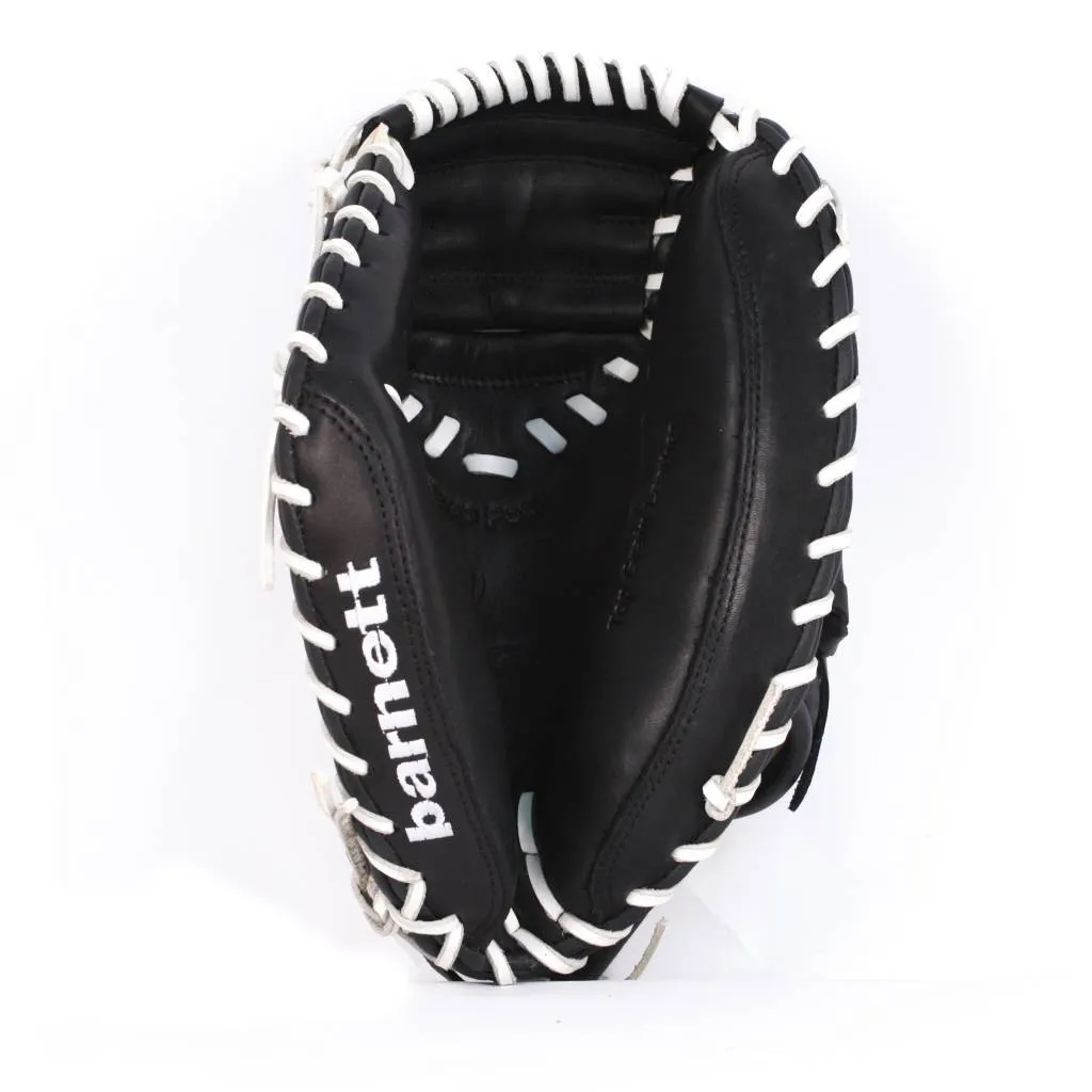 GL-201 Competition catcher baseball glove, genuine leather, adult 31, Black