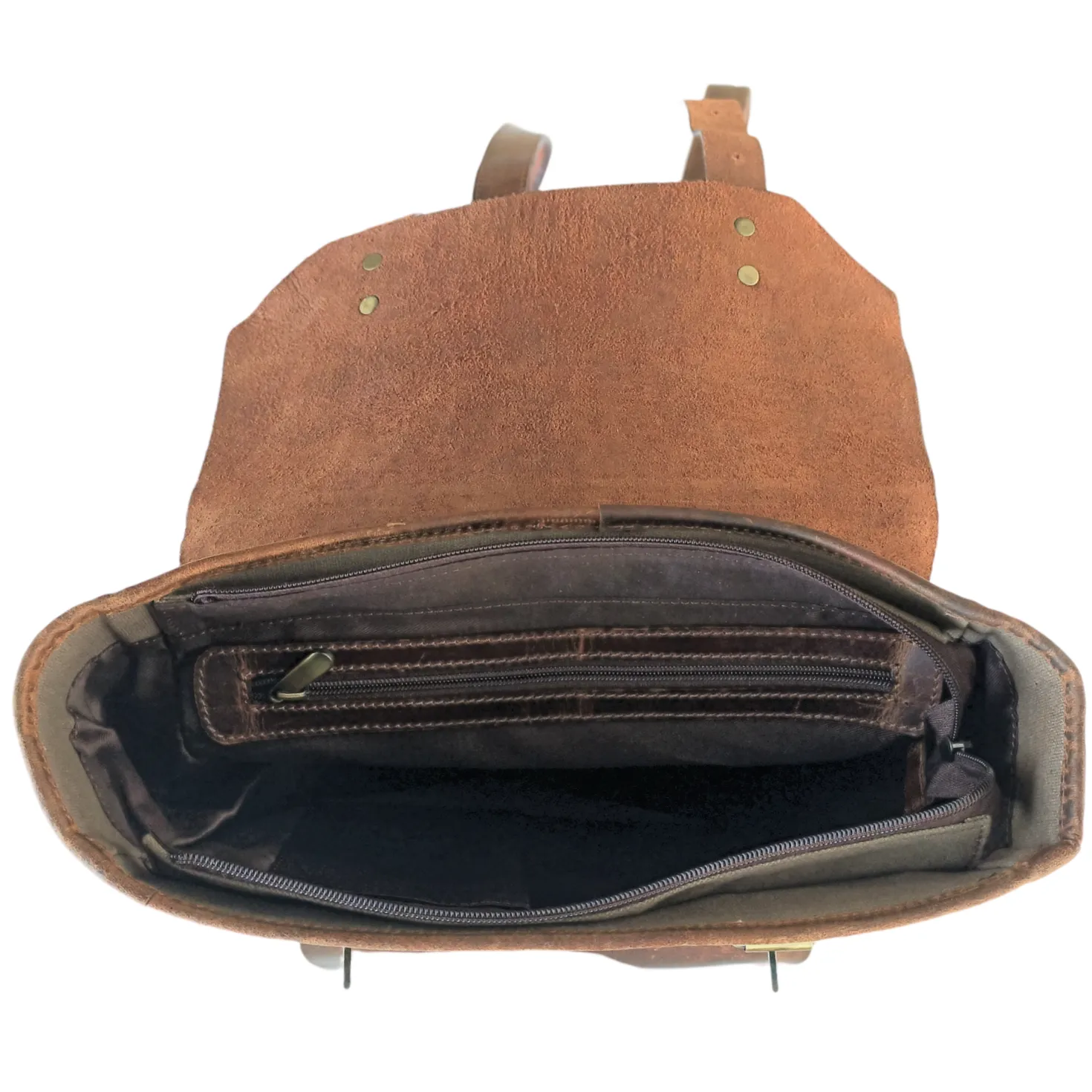 Green Canvas Backpack