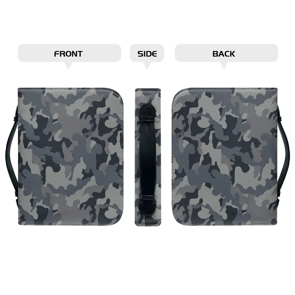 Grey Camo Journal / Bible Cover- Preorder - Closing 7/18 - ETA Mid August