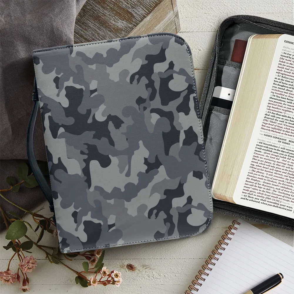 Grey Camo Journal / Bible Cover- Preorder - Closing 7/18 - ETA Mid August
