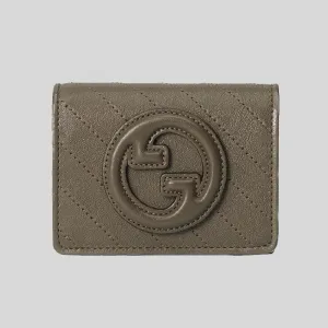 GUCCI Blondie Card Case Wallet Brown RB-760317